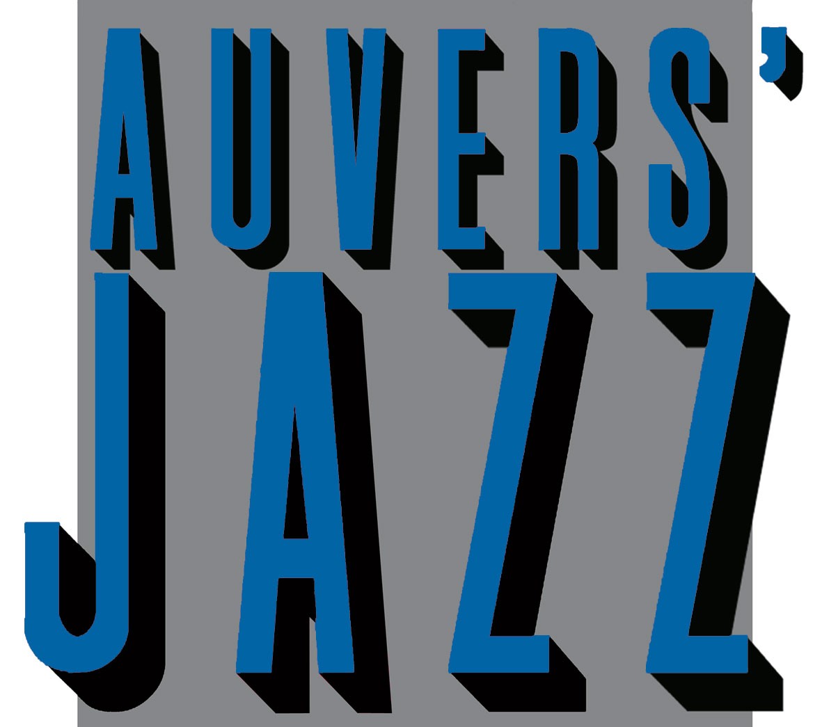 Logo auvers jazz bleu